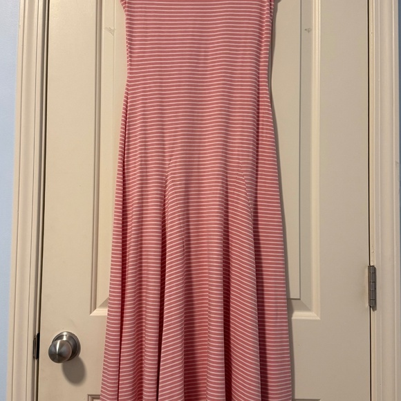 Lauren Ralph Lauren Striped Jersey Maxi Dress Size M - Picture 4 of 8
